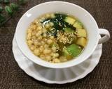 簡単☘️市販の鶏団子&塩麹入り味噌汁作り方7写真