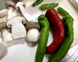 大黒本しめじと万願寺とうがらしのバター焼作り方4写真