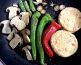 大黒本しめじと万願寺とうがらしのバター焼作り方7写真