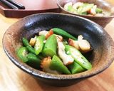 レンチン簡単！オクラちくわ和え作り方5写真