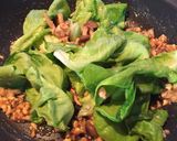 サラダ菜ときのこのくるみ味噌バター和え♡作り方10写真