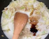 カルボナーラ風キャベ玉パスタ作り方2写真