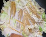 カルボナーラ風キャベ玉パスタ作り方3写真