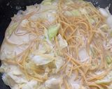 カルボナーラ風キャベ玉パスタ作り方5写真