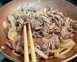牛肉と玉ねぎの甘辛仕立て作り方4写真