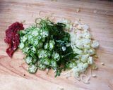 超簡単！豆腐やご飯のお供に梅オクラ納豆♪作り方1写真
