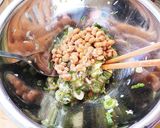 超簡単！豆腐やご飯のお供に梅オクラ納豆♪作り方3写真