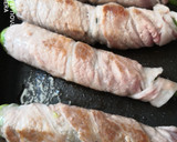 オクラの豚巻き生姜焼き風味　お弁当おかず作り方11写真
