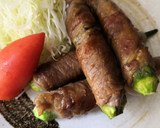 オクラの豚巻き生姜焼き風味　お弁当おかず作り方13写真