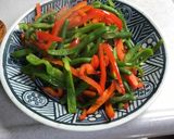 カラフル豚肉の味噌炒め作り方8写真