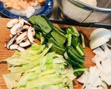 タイのパッタイ風、節約海鮮フォー炒め作り方1写真