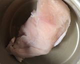 簡単！しっとりチキンサラダ☆無添加作り方1写真