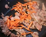 豚小間キャベツごま味噌炒め。作り方2写真