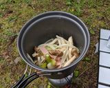 【キャンプ飯】ゆるキャン△スープパスタ作り方2写真