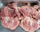 ジューシーな甘辛味の鶏肉漬け込み焼き作り方2写真