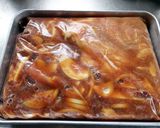ジューシーな甘辛味の鶏肉漬け込み焼き作り方3写真