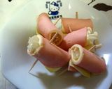 ＋香ばしチーズ☆えのきのハムチー巻き＋作り方2写真