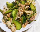 きゅうりと豚肉の塩こうじ炒め作り方3写真
