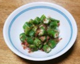 オクラのおかか和え作り方115写真