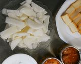 時短料理！さば味噌缶(厚揚げ、冷凍大根)作り方1写真