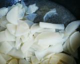 時短料理！さば味噌缶(厚揚げ、冷凍大根)作り方2写真