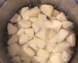 サツマイモとりんごの煮物作り方2写真