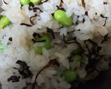 枝豆塩こんぶおにぎり！作り方1写真
