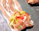 シャキうまっ！キャベツと紅生姜の豚巻き☆作り方3写真
