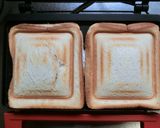 生卵そのまま入れてハムエッグホットサンド作り方6写真