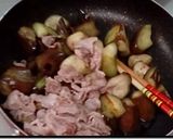 豚バラ肉とナスの照り煮★おろしのっけ作り方6写真