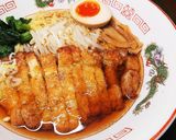 豚ロース肉と市販ラーメンDEパーコー麺♪作り方10写真