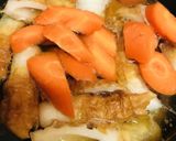鶏もも肉と竹輪のほろっとあまから煮作り方2写真