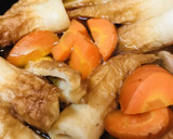 鶏もも肉と竹輪のほろっとあまから煮作り方3写真