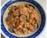 レンジで簡単！ 一人前 チキンライス作り方2写真
