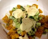 やさしい味のチーズとかぼちゃのサラダ☆作り方4写真