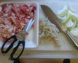 コンビニおでん白滝　de　牛丼作り方1写真