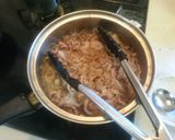 コンビニおでん白滝　de　牛丼作り方4写真