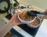 コンビニおでん白滝　de　牛丼作り方5写真