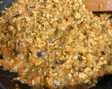 なすとえのきの和風キーマカレー作り方4写真
