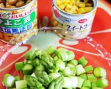 ハーブが香るアスパラとひよこ豆のサラダ作り方1写真