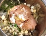 毎日お弁当♪梅シソチーズつくね弁当作り方2写真