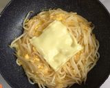 ★100円！もやしとチーズ♬肉なしとん平作り方5写真