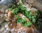 天ぷら粉で肉なしおからネギナゲット作り方1写真
