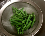 いんげん豆の白みそとろろ昆布和え作り方2写真