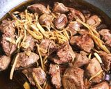 栄養満点☆我が家の鶏レバー煮作り方8写真