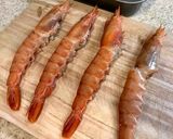 赤海老の炙り ハーブとオリーブオイル作り方1写真