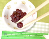 手を汚さずにデラウェアを食べる方法♪作り方10写真