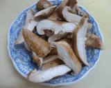 簡単！南瓜・椎茸炒め♪粉チーズがけ！作り方2写真