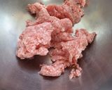 ニラ沢山！ニラつくね♪ニラと甘辛ダレ美味作り方3写真