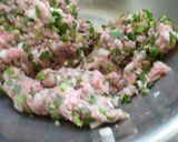 ニラ沢山！ニラつくね♪ニラと甘辛ダレ美味作り方4写真